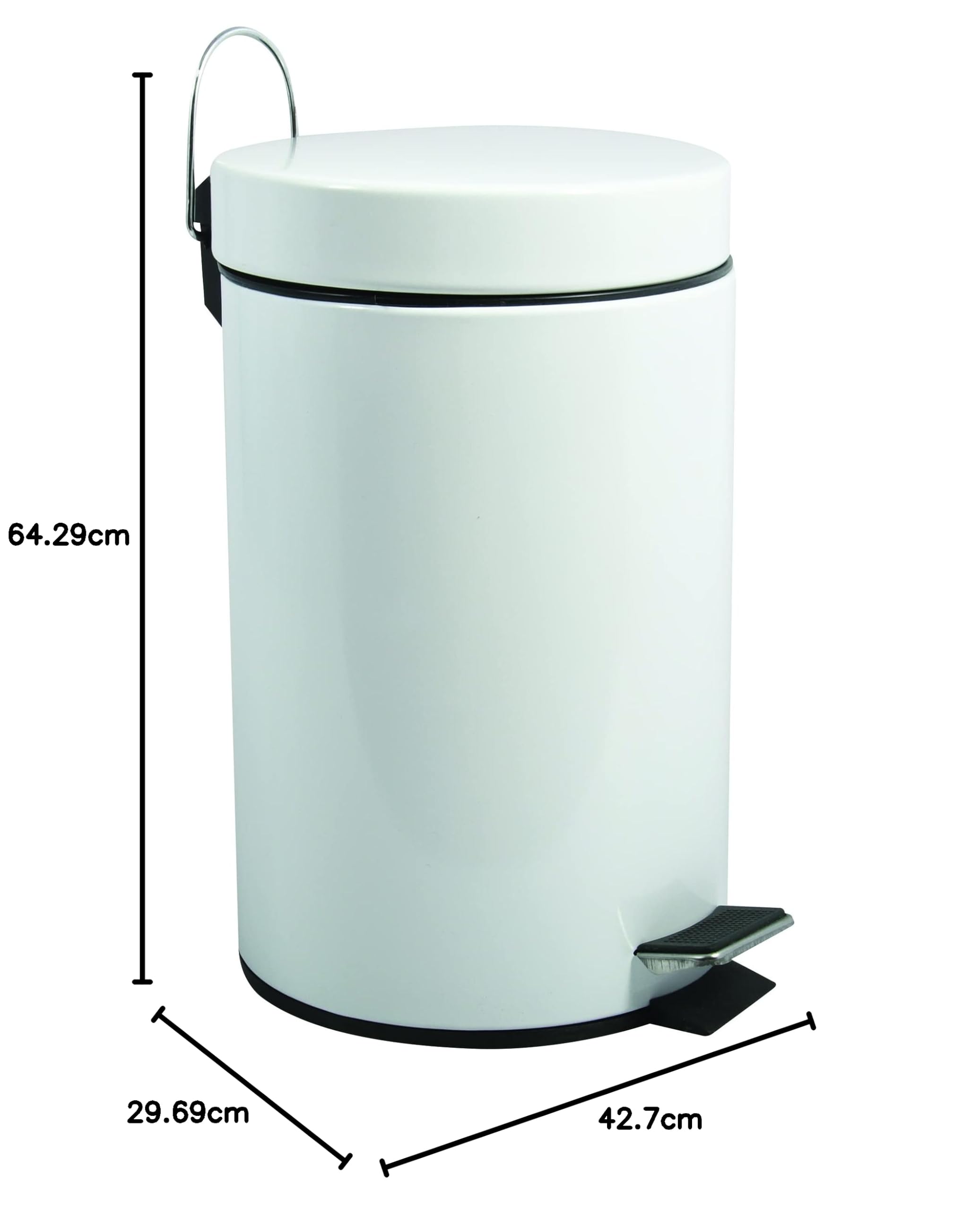 Bouwemmer zwart 12 liter | RC Hellevoet