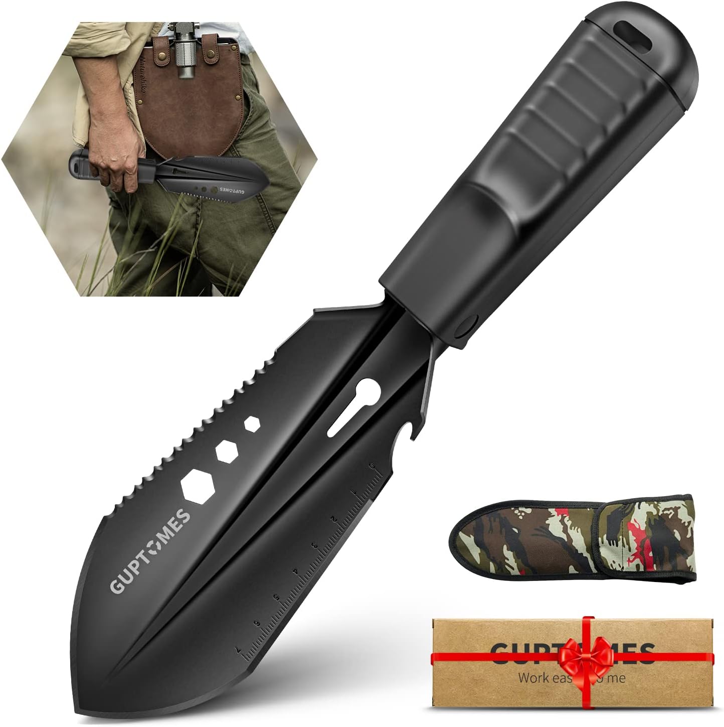 TA2 Titan Campingschaufel - Ultraleicht Nur 30g Für Outdoor & Survival