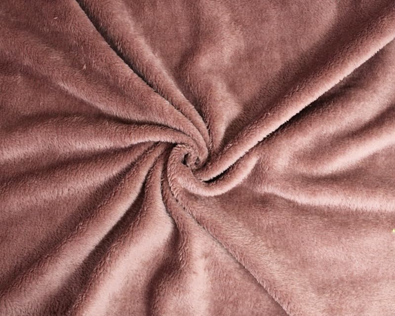 Cuddle Fleece -150cm, Soft for Sewing & Crafts (Brown, 3 Meters)