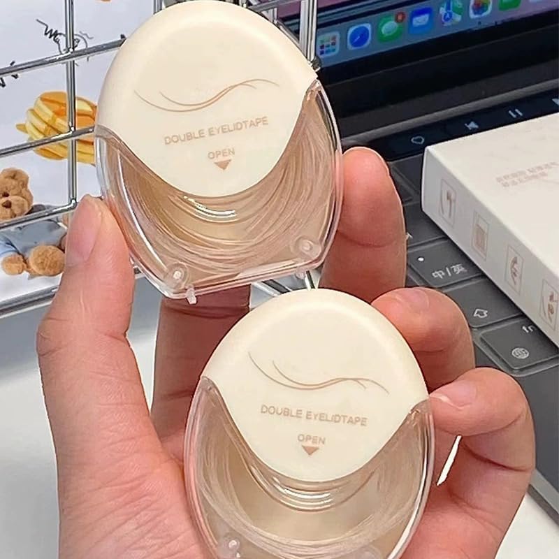 Miniatura 8 de Adhesivo invisible de doble párpado sin pegamento, nueva versión 2024, cinta invisible de doble párpado, cinta reutilizable para levantamiento de