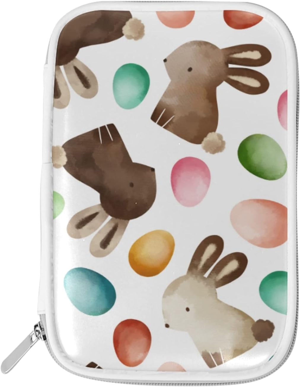 Soresore ソレソレ ペンケース 大容量 かわいい おしゃれ 高校生 筆箱 中学生 女子 うさぎ 兎柄 白 ホワイト 可愛い かわいい ペンポーチ 化粧ポーチ ポーチ ふでばこ 女の子 小学生 文房具 文具 筆入れ Puレザー プレゼント 贈り物 ギフト Faz Co Zm