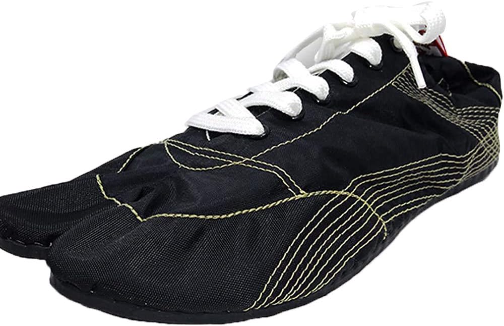 MUTEKI -Running TABI- Running shoes created by craftsmanship of traditional craftsmen (12, Black)