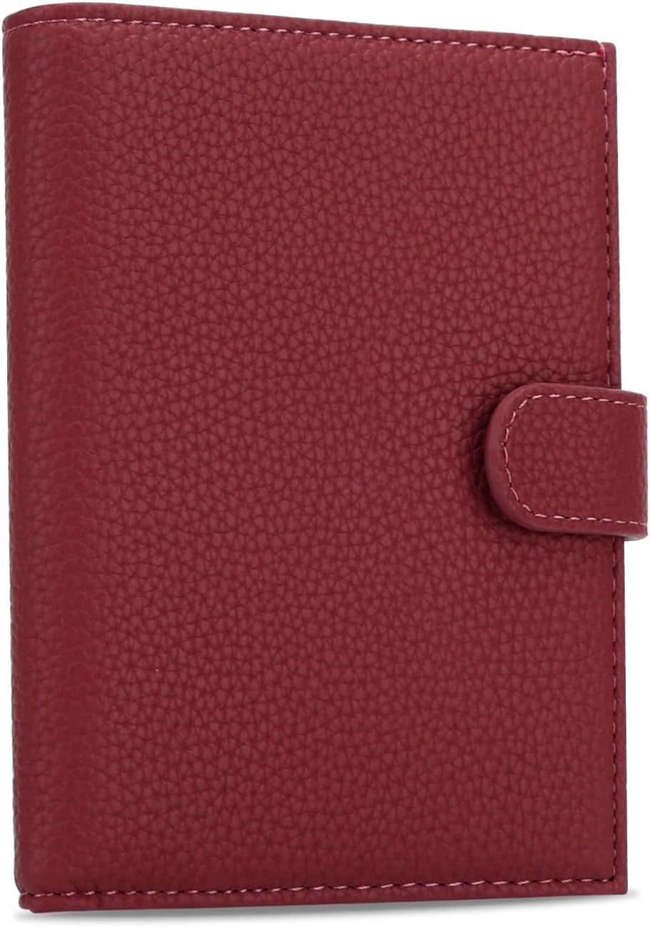DOB SECHS RFID Passport Holder Wallet for Travel Women Slim Leather Passport Cover Wallet with Card Holders SIM Slots, Zippered Coin Pocket, Small Travel Accessories Organizer Pouch Bag, Red DOB SECHS RFID Passport Holder Wallet for Travel Women Slim Leather Passport Cover Wallet with Card Holders SIM Slots, Zippered Coin Pocket, Small Travel Accessories Organizer Pouch Bag, Red