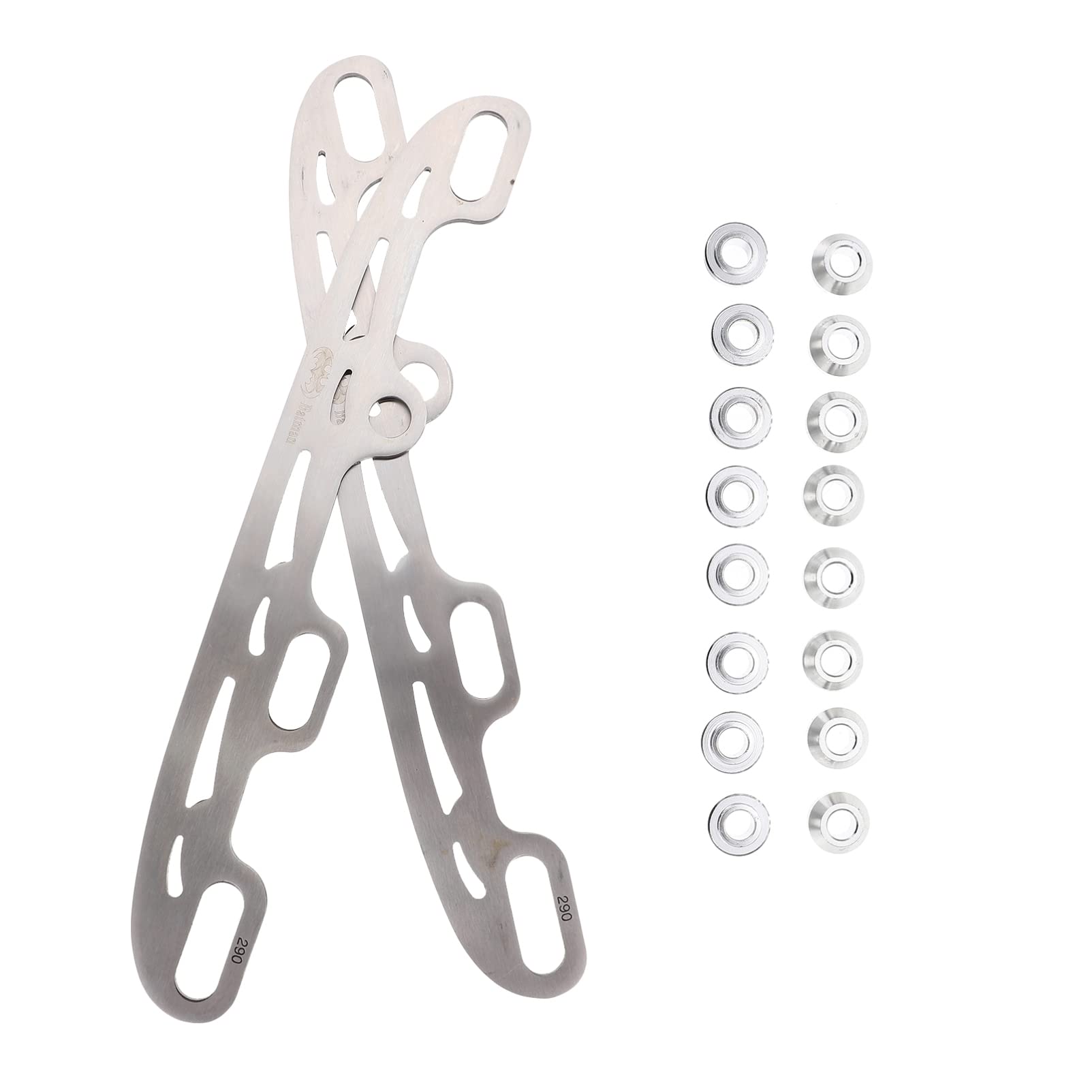 BESPORTBLE 1 Set Pattini Da Ghiaccio Lame Di Ricambio Kit Lame Di Scarpe Pattinaggio Pattini A Rotelle Per Esterni Attrezzature Pattinaggio A Rotelle Hockey Su Ghiaccio Pattini Lame In Lega
