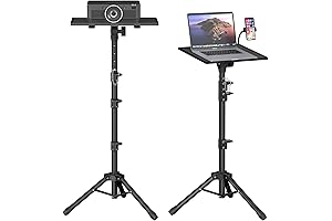 Adjustable Projector Holder Stand Tripod, 22-63 inch Height Range