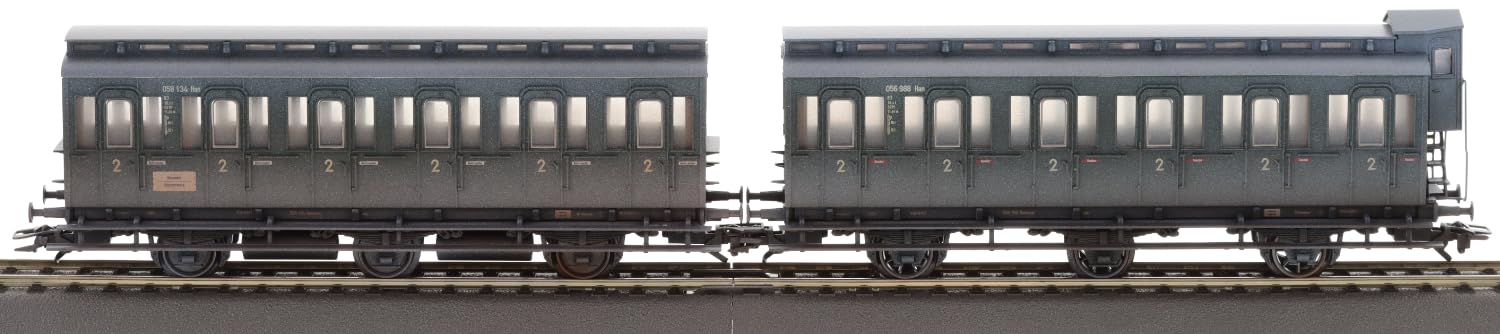 42048 H0 Abteilwagen-Set, DB. Ep. III verschneit