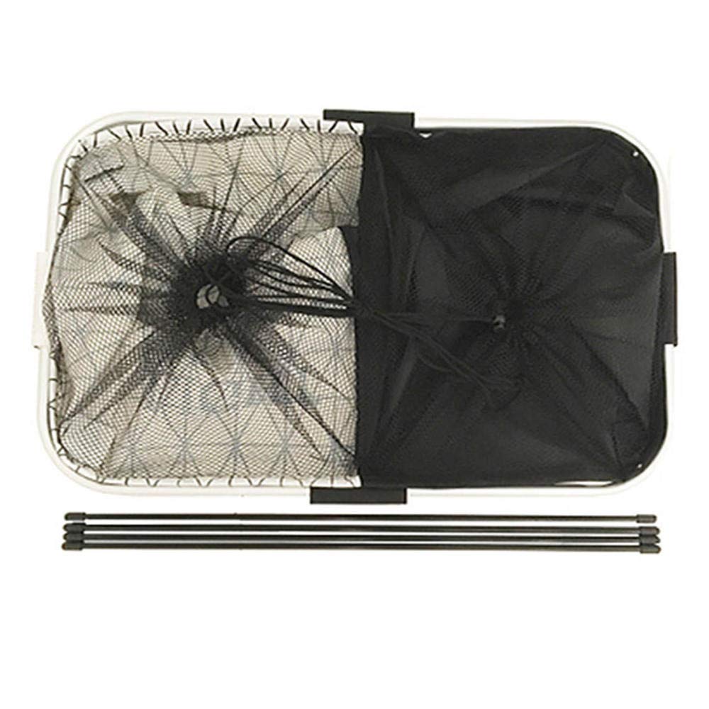 QFEHTHSK Mesh Wäschekorb 2er Set - Große Faltbare Wäschekörbe Mit Großer Kapazität