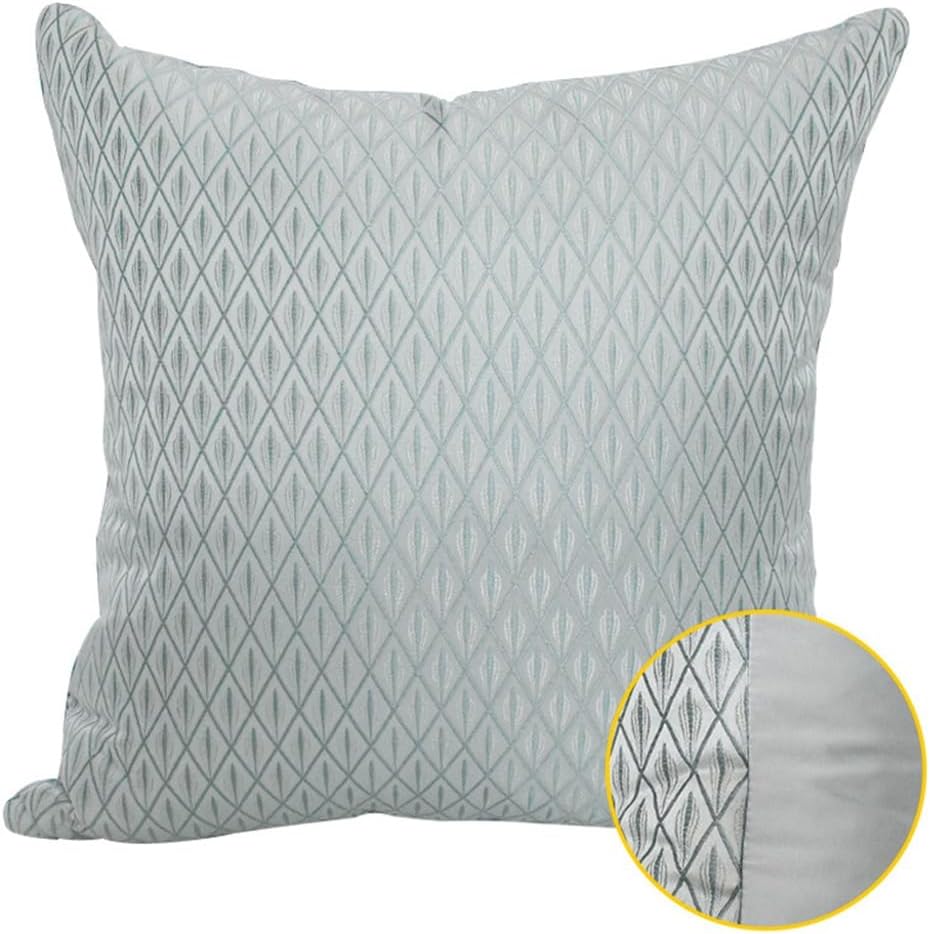 HBJWOV Nordic Silver Gray Throw Pillow Hotel Living Room Office Geometric Sofa Cushion Cover