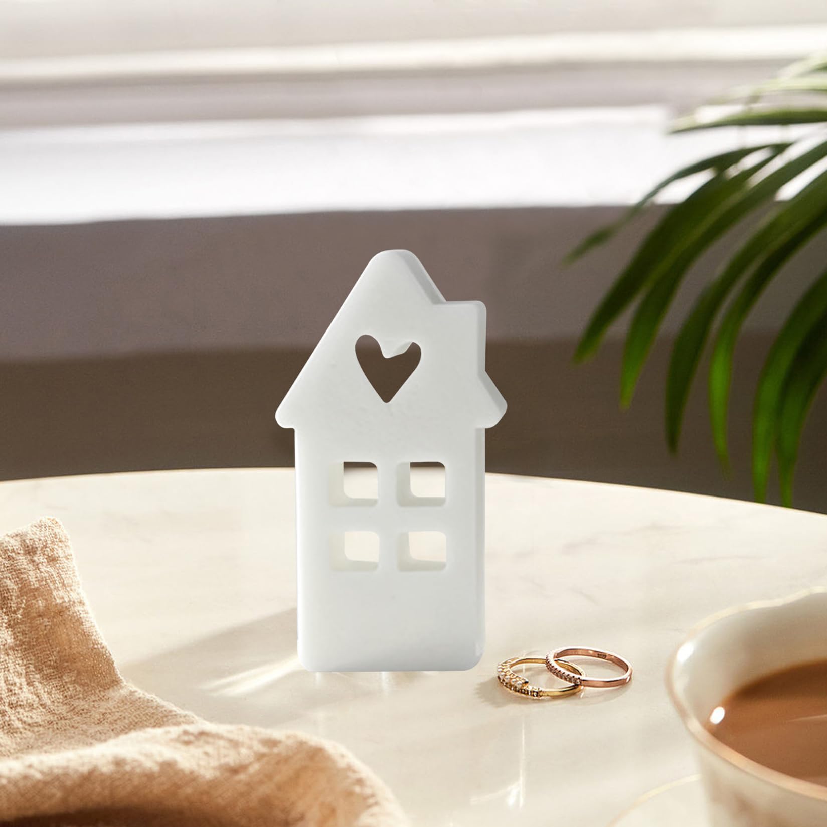 Stampi In Silicone Per Candele A Forma Di Casa - Medi - Per Natale, Sapone, Gesso E Resina - Flessibili E Riutilizzabili - 2