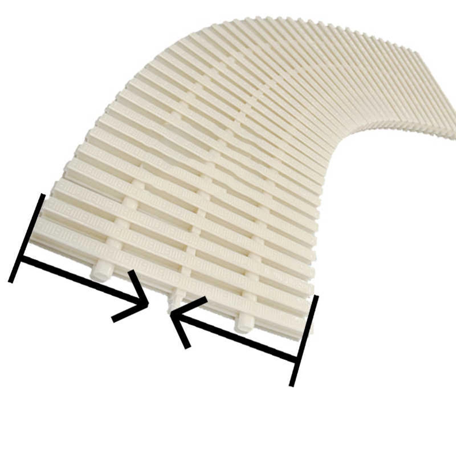 Lot de 5 bouchons de vidange de piscine robustes en plastique durable pour terrasses, allées, terrasses et zones commerciales
