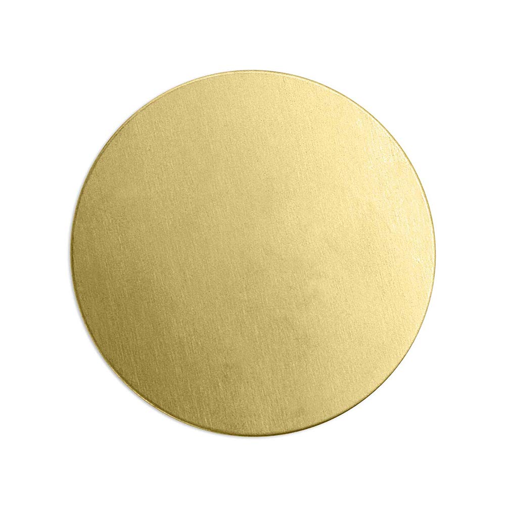 QZDIANGE H62 Brass Round Plate 100Mm H62 Copper Metal Plate Copper Foil Industrial DIY Experiment,Thickness 1-3.0Mm/Thickness: 3.0Mm/100Mm