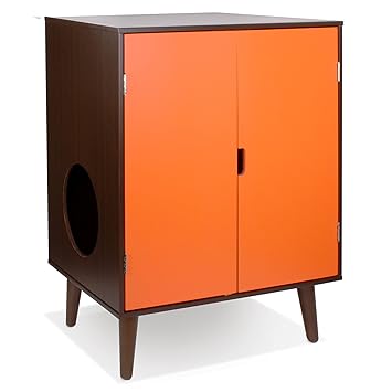 Penn-Plax Cat Walk Furniture: Contemporary Home Cat Litter Hide-Away Cabinet