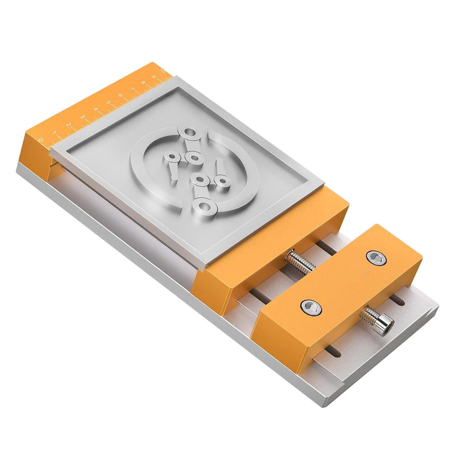 Generic Stół Roboczy Imadła CNC Dokładne Mocowanie Stabilne do Obróbki Drewna Obróbka Metali 7,87 X 3,94 Cala