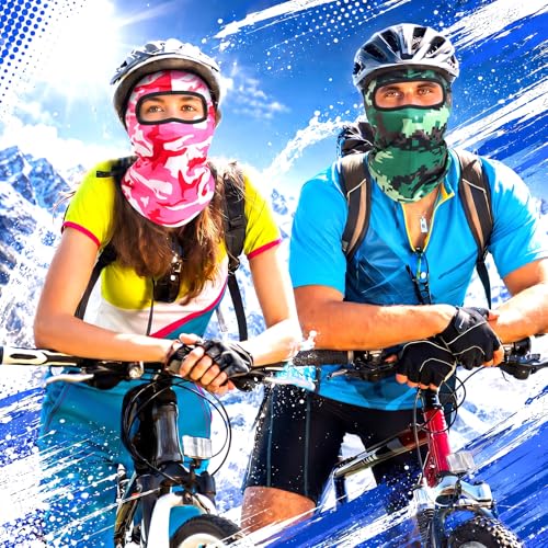 Image of Funtery 94 Pcs Balaclava Ski Mask Full Face Mask for Men Women UV Protection Breathable for Summer Cycling Outdoor Sports