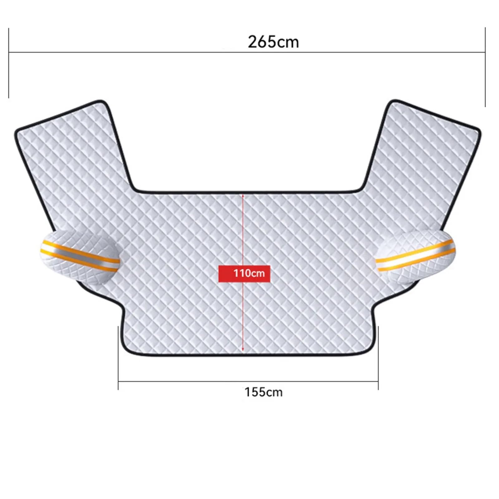 Protección contra el Hielo para Coche Cubierta de Parabrisas Delantero Coche, Parasol para automóvil, Cubierta Nieve, Protector Impermeable Protector de Parabrisas(Cotton-Added Style)