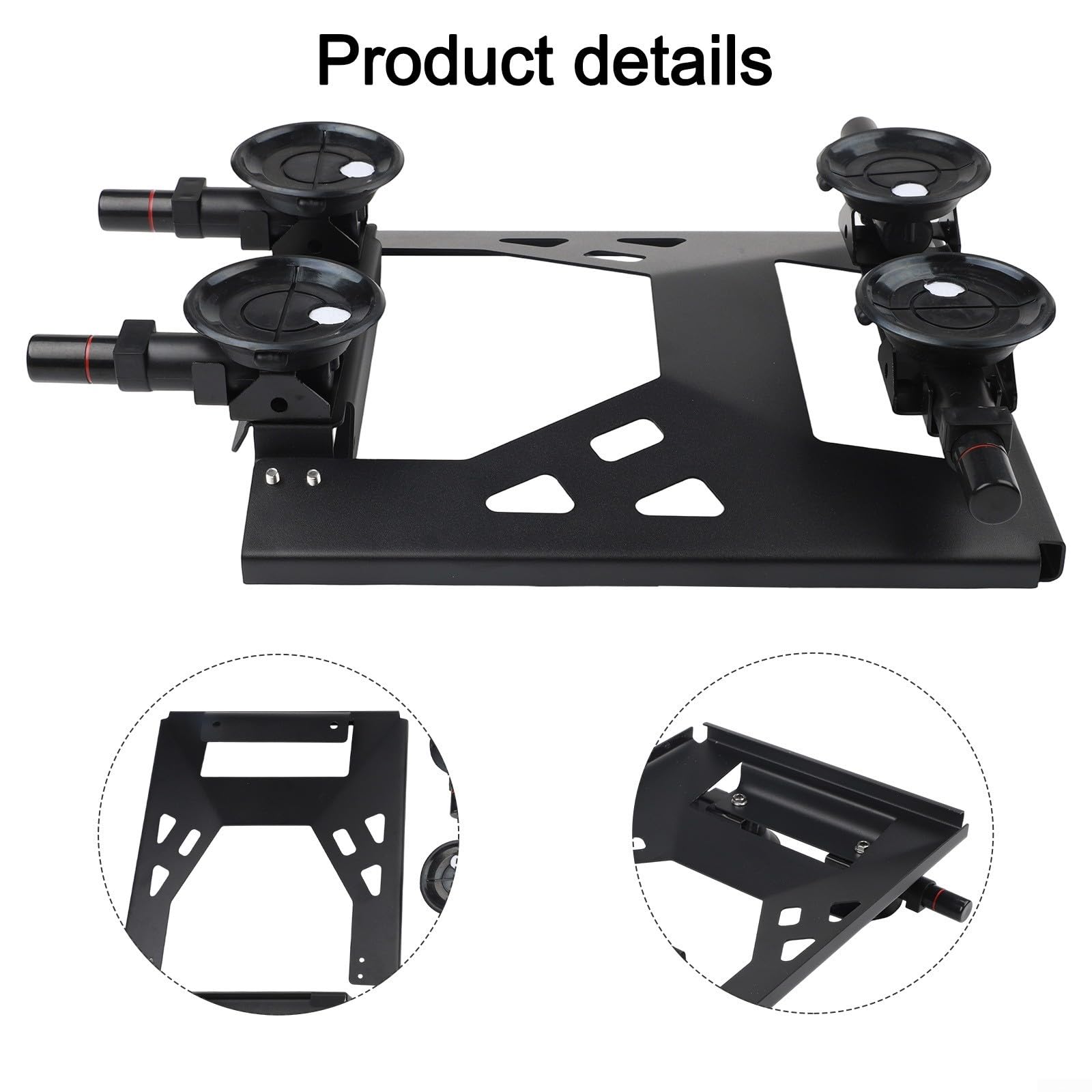 Car Rv Plus Yacht - Soporte de ventosa ajustable resistente para soporte con refuerzo de metal, carcasa de plástico resistente a la intemperie