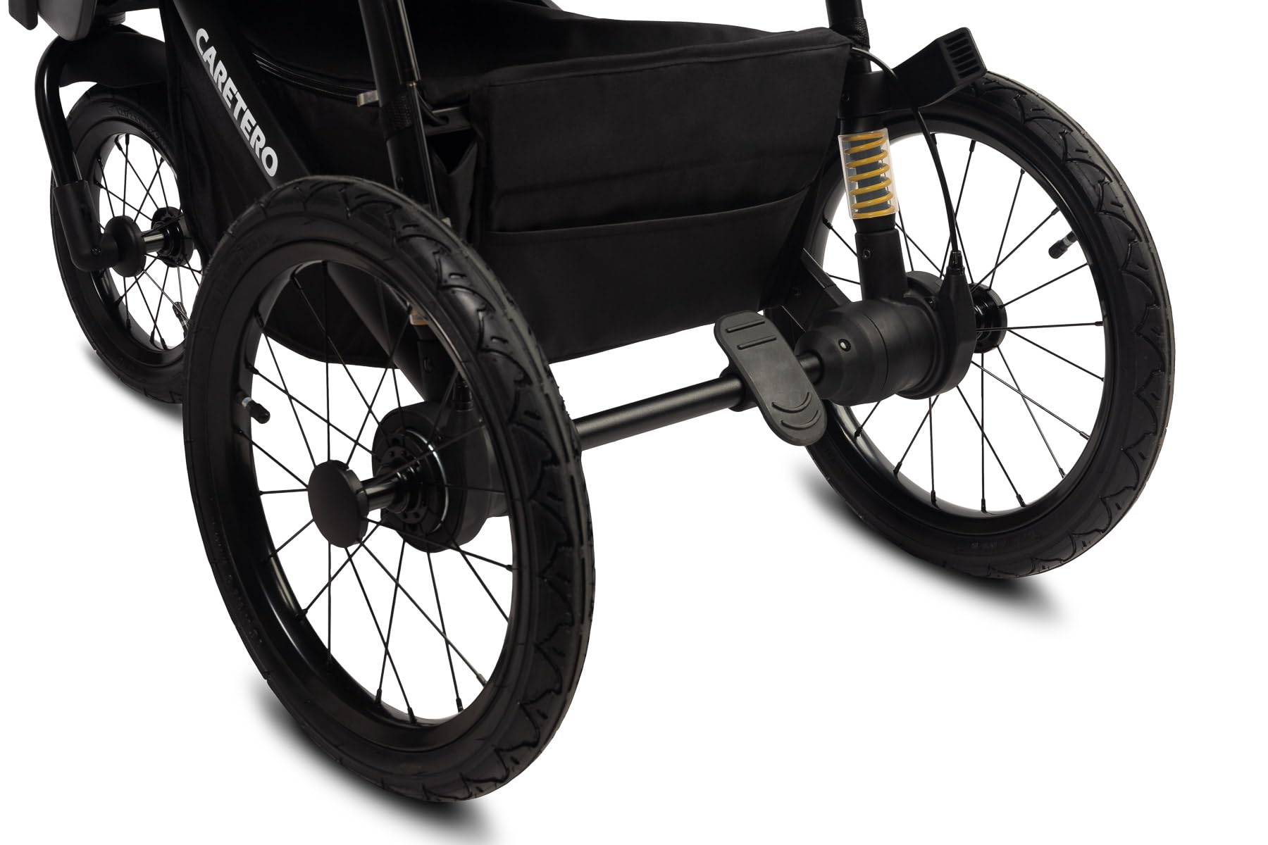 CARETERO - Lima Deluxe Wózek Spacerowy – Lekki z Regulowanym Siedzeniem, Dużym Daszkiem i Koszem – Kompaktowy Składający się, dla Dzieci