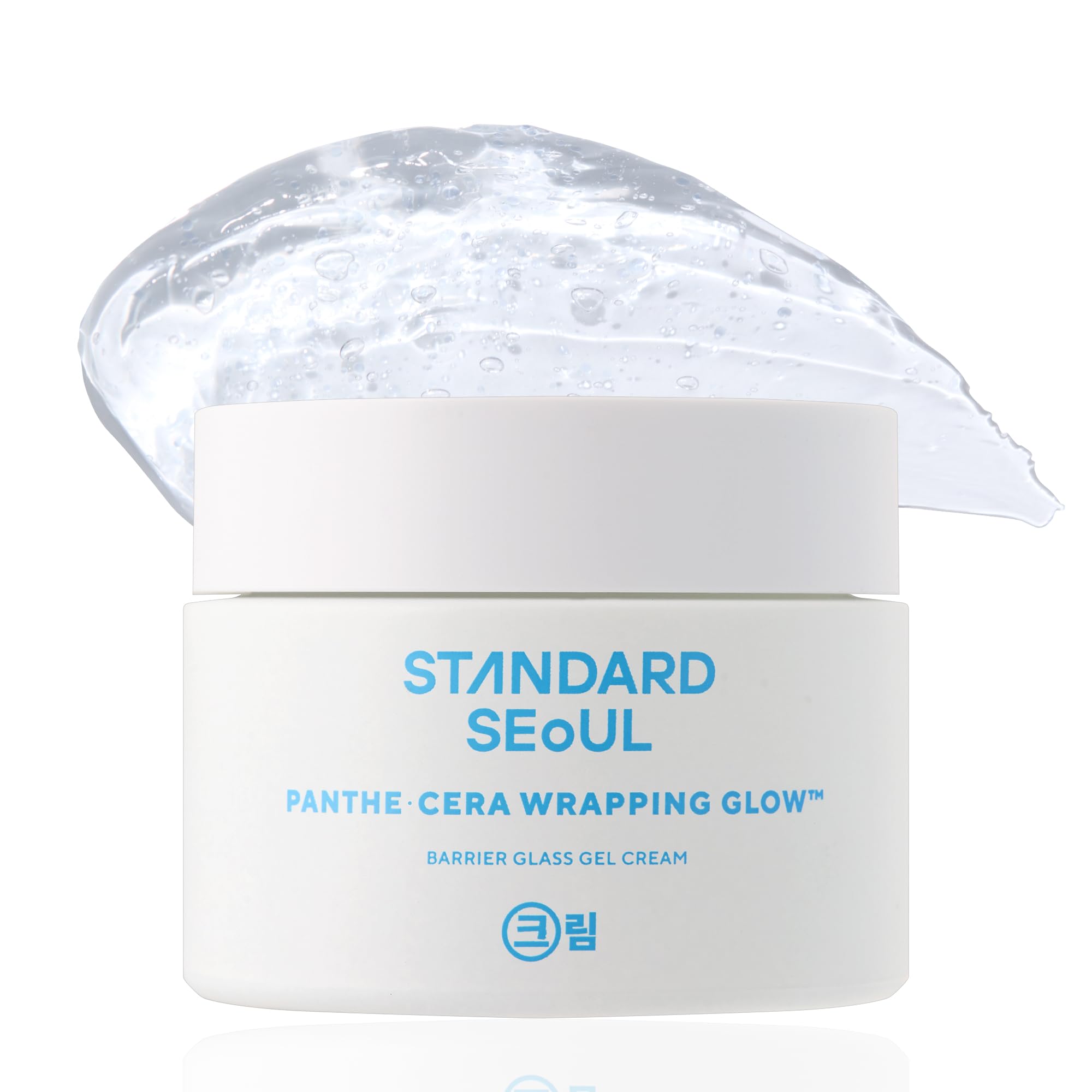Standard Seoul Barrier Glass Gel Moisturizer – Instantly Soothes & Hydrates, Lightweight Gel Cream for Sensitive Skin, Panthenol & 5 Ceramides,