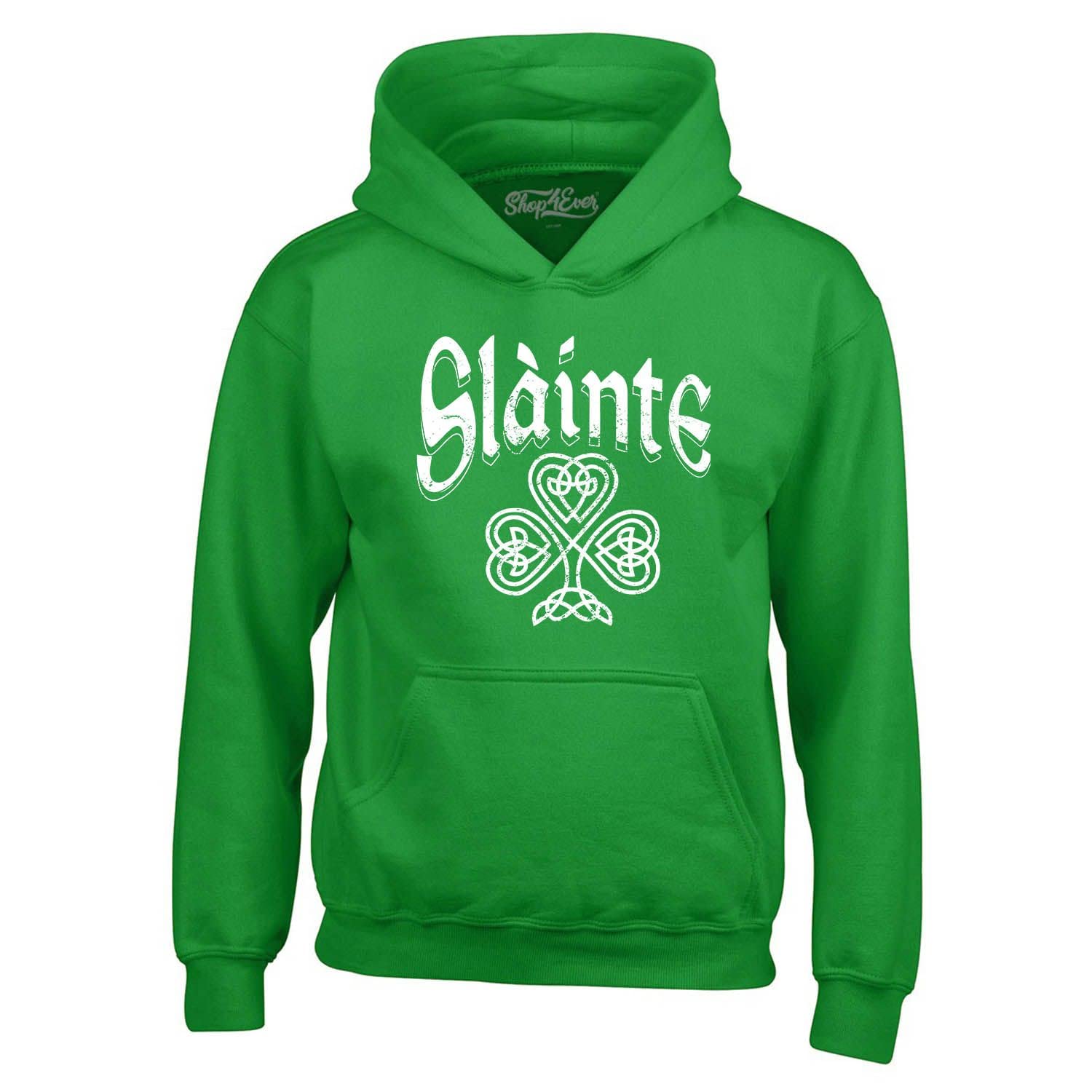 shop4everSlainte Celtic Knot Irish Scotish Toast Cheers St. Patrick's Day Hoodie Sweatshirts