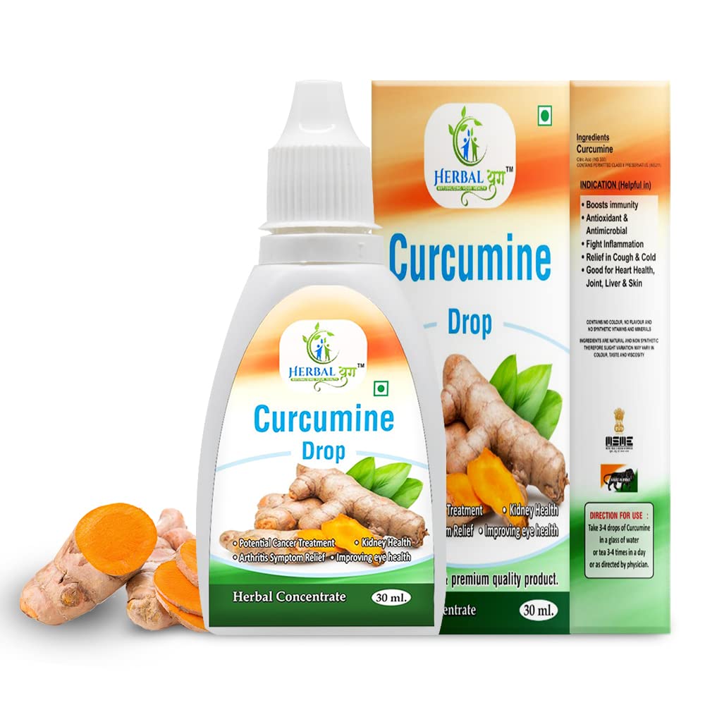 Buy HERBAL YUG TURMERIC CURCUMINE DROP FOR IMMUNITY,ANTIVIRAL