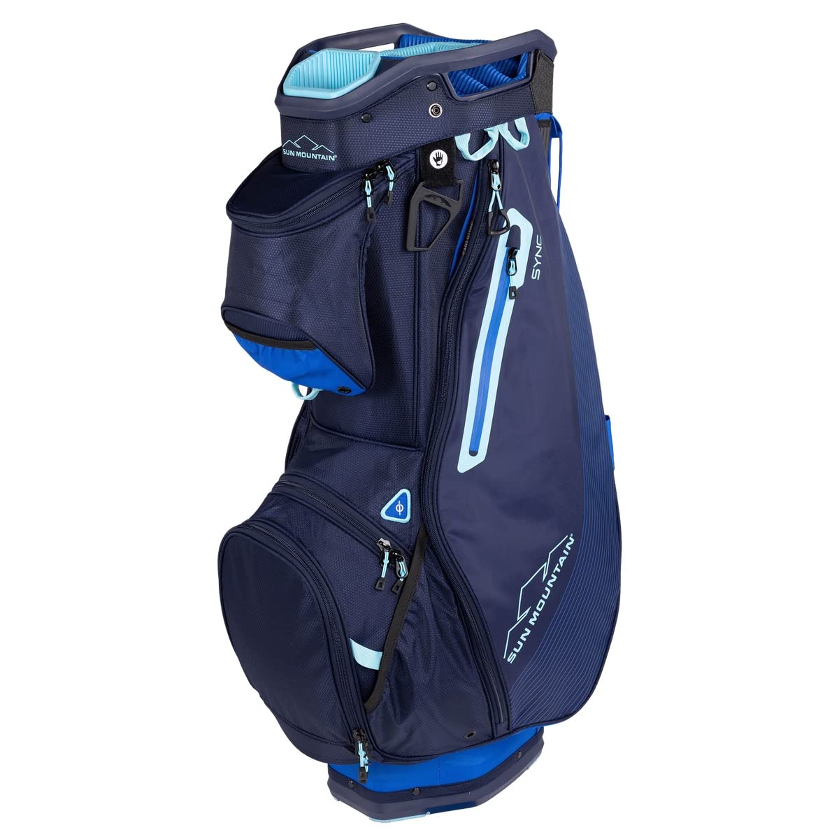 Sun Mountain Women's 2023 Sync 14Way Divided Golf Cart Bag Blue/Navy