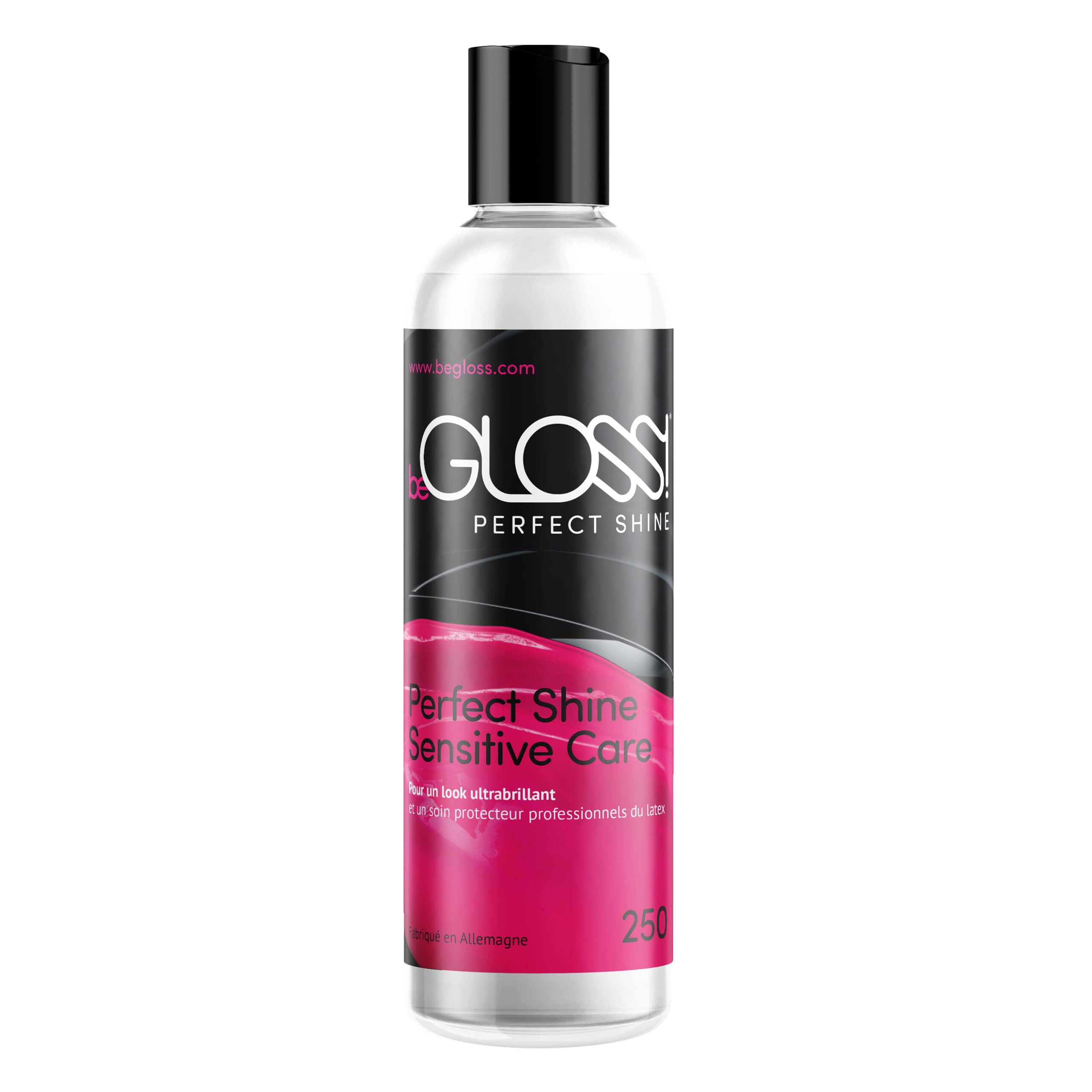 Latex Care SET 250 - Perfect SHINE-Latex Polish - Easy GLIDE-Latex Dressing AID Spécial WASH LATEX-Détergent spécial
