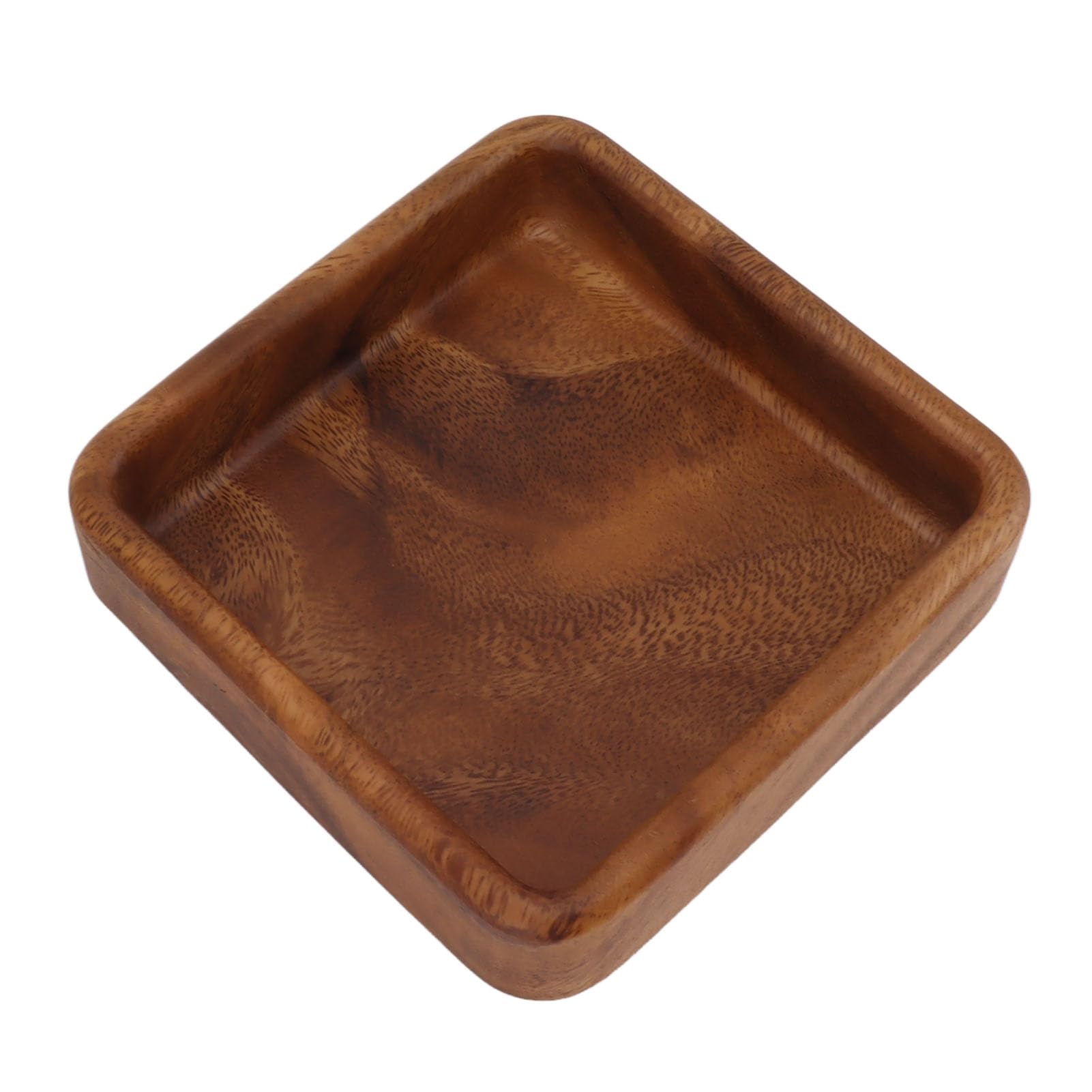 Ejoyous Bandeja de Servir de Frutas de Nogal, Madera de Textura Lisa