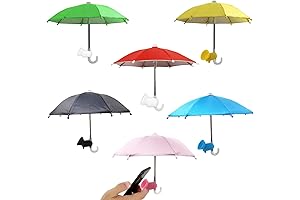 6Pcs Portable Phone Sunshade for Sun Protection with Adjustable Suction Cup for Outdoor