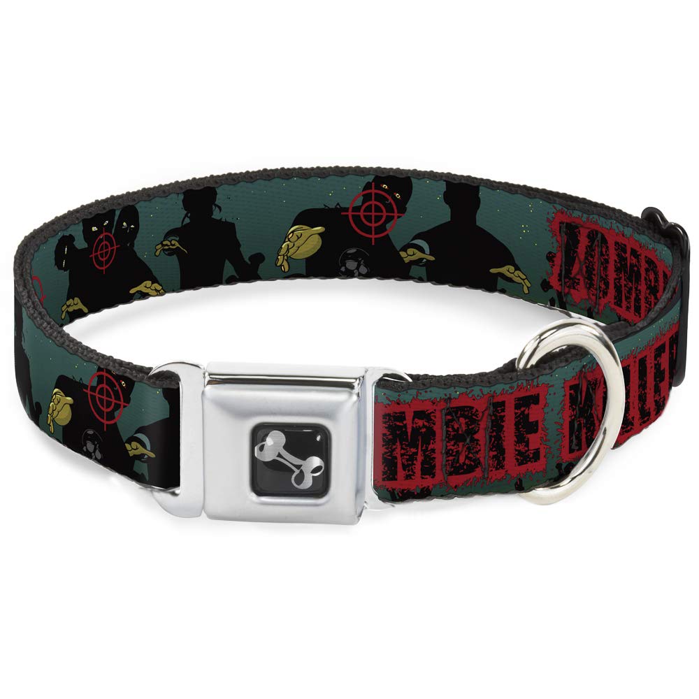 Collier de chien Zombie Killer résistant pour animaux qui tirent en laisse