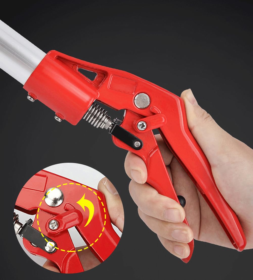 Tijeras de Podar Telescópicas Extensibles Manuales Para Estanques Rosas con Mango Telescópico, Tijeras de podar largas telescópicas (1,3 – 2,3 m) Tijeras con Pertiga