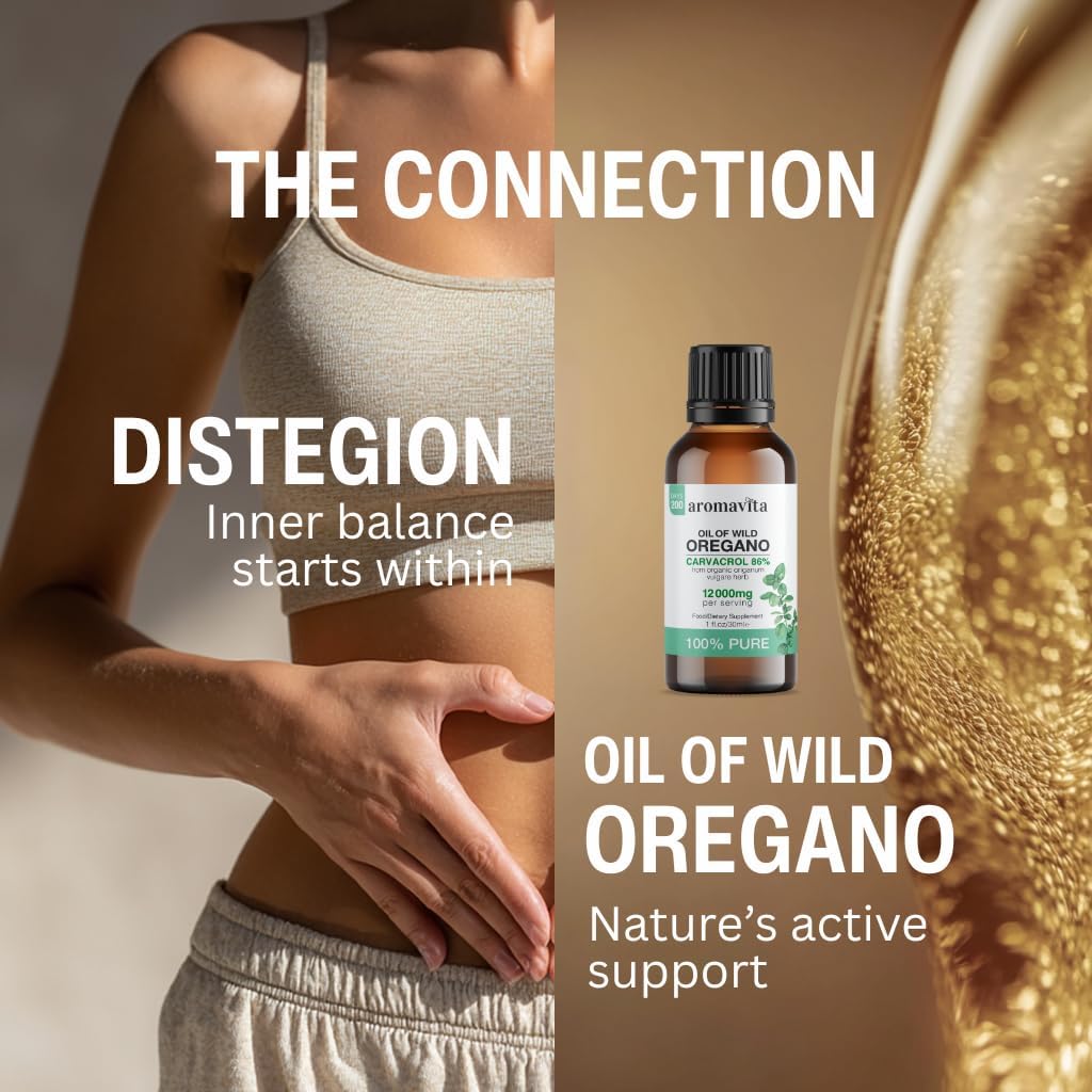 Wild Oregano Oil Organic - 100% Pure Undiluted Organic Wild Oregano Oil with 86-90% Carvacrol, Immune Support - Plant-Based, Herbal Supplement - Vegan, Non GMO, Gluten Free, 1fl.oz/30ml - Image 6