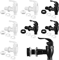 Vista 23 de Honoson 12 juegos de grifos de repuesto sin BPA, palancas de boquilla reutilizables para válvula de grifo para riego al aire libre, barril