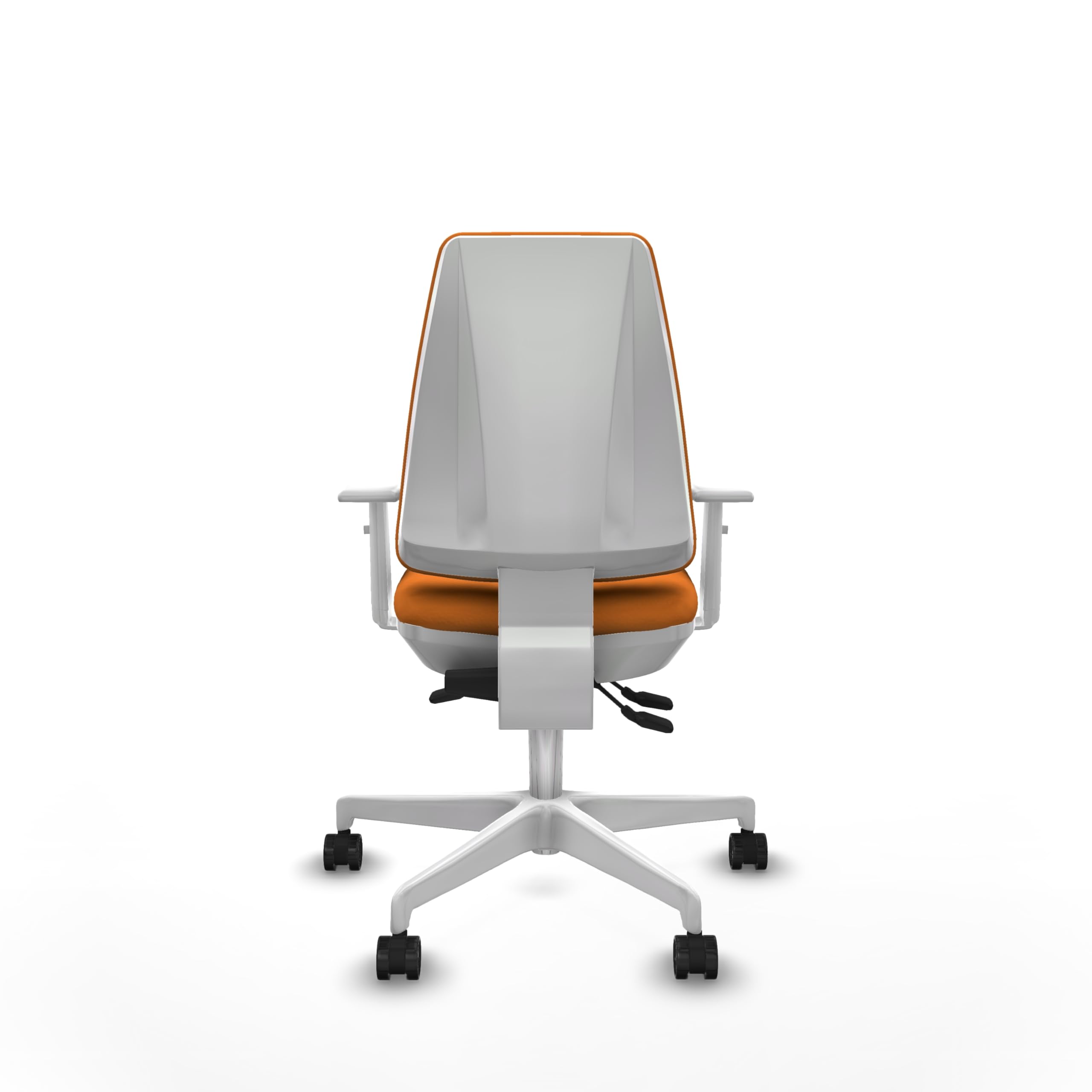 Piqueras y Crespo Elche: La Mejor Silla de Oficina Calidad Precio, Ideal para Escritorio hasta 120kg, con Brazos Blancos y Respaldo Regulable en Altura