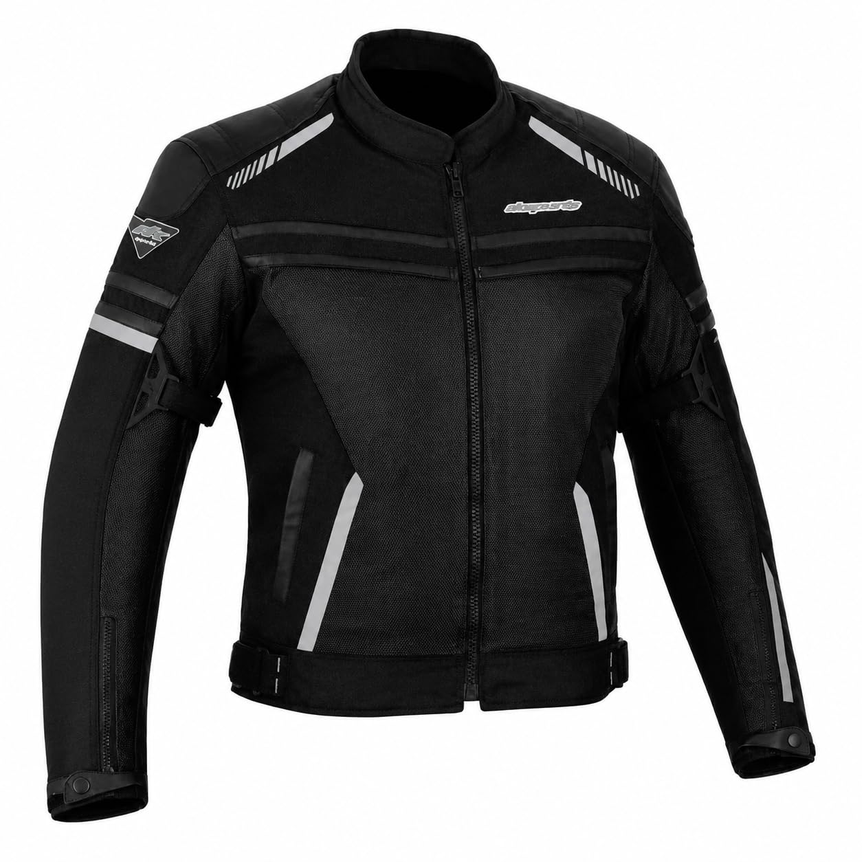 Mesh 1535 czarna kurtka motocyklowa opancerzona męska
