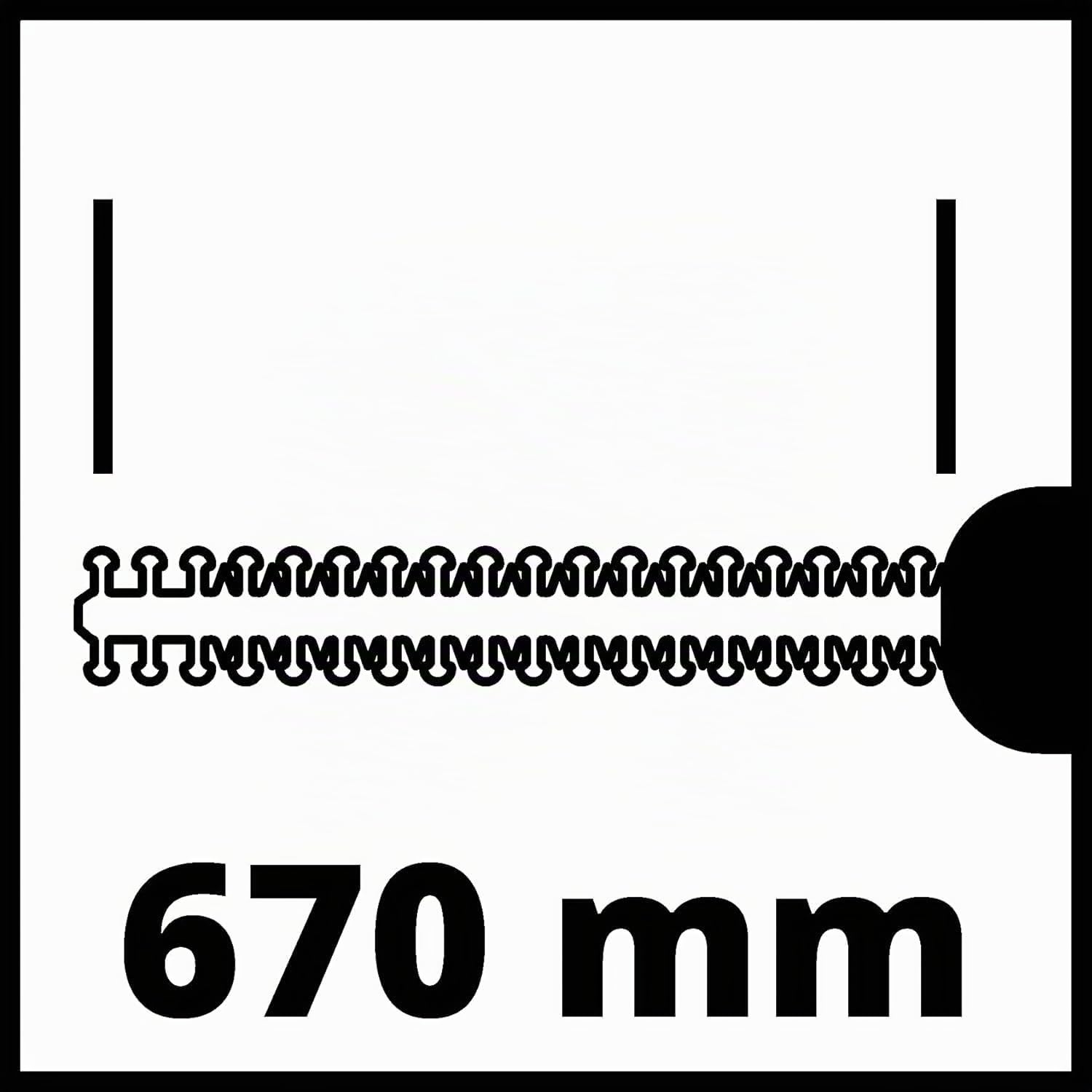 Einhell Cortasetos eléctrico GE-Eh 7067 (700 W, 670 mm de Longitud de Corte, 30 mm de Distancia Entre Dientes, recogedor de Recortes, Descarga de Cables)