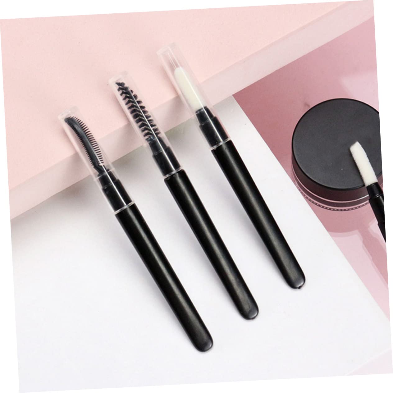 60pezzi Spazzolini Sopracciglia Con Portatile Spazzole Multifunzionali Per Per Make-up e