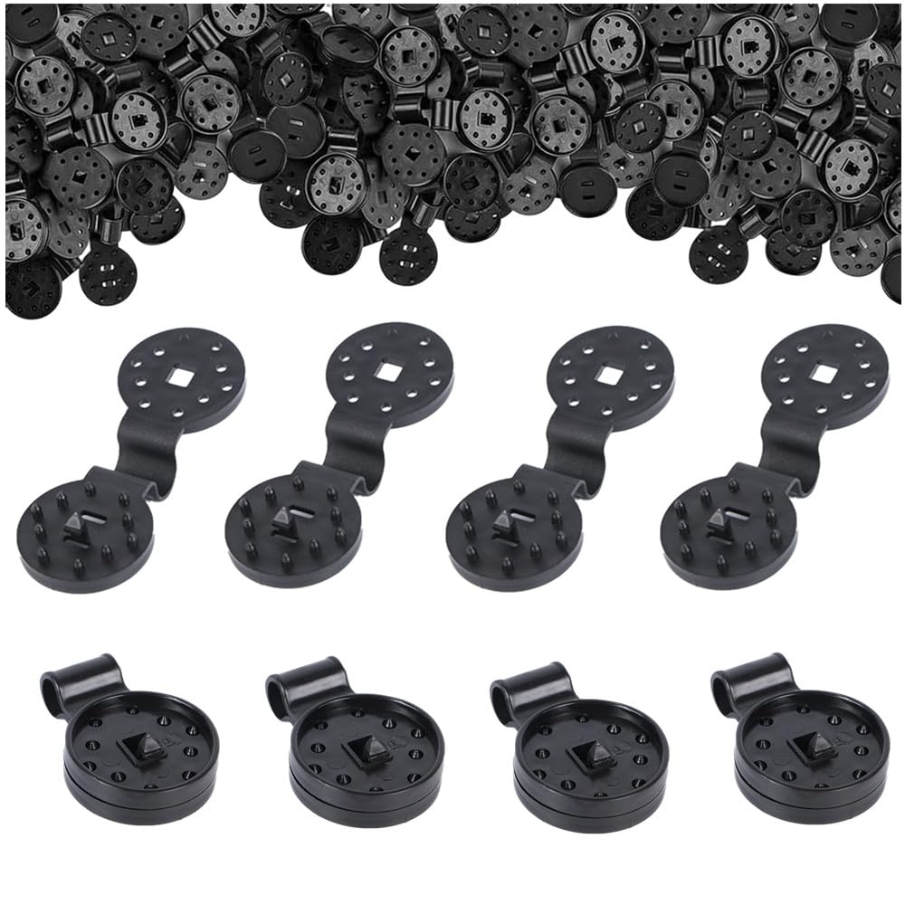 80 Clip In Plastica Per Telo Parasole – Fissaggio Resistente Per Reti E Coperture Da Giardino