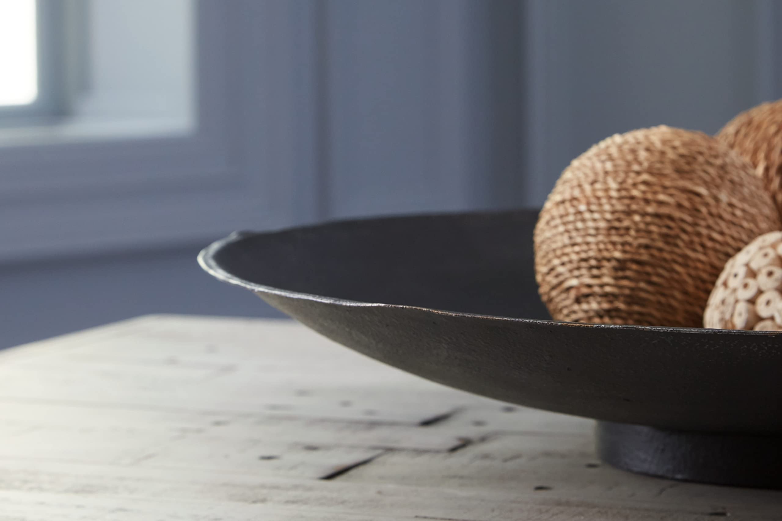 Signature Design by Ashley Moises Antique Metal Centerpiece Accent Bowl, Dark Brown