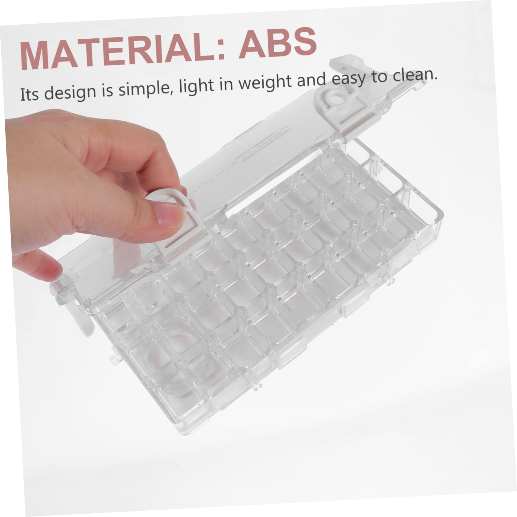 Boîte à Pigments Étanche en Abs 36 Compartiments, Boîte de Peinture Aquarelle Pratique et Hermétique pour Artistes et Amateurs