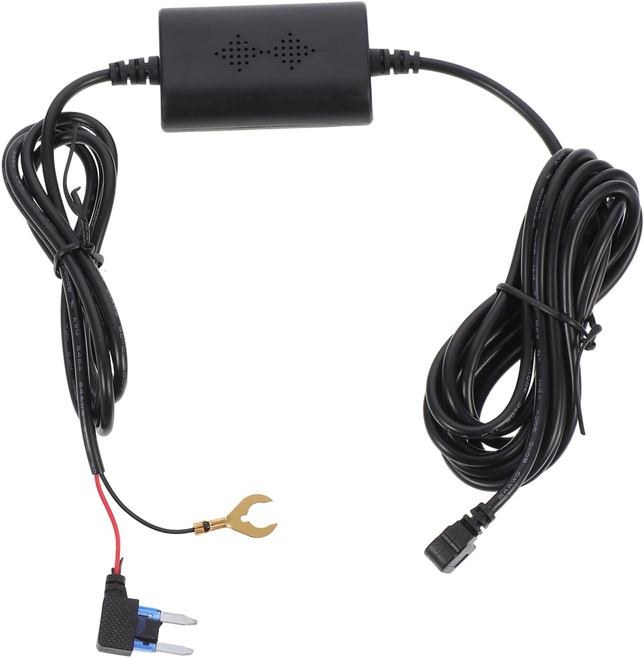 12V to 5V Car Recorder Power Cord for Dash Cam 2.5A Heavy Duty Automotive Charging Cable Compatible Car Devices