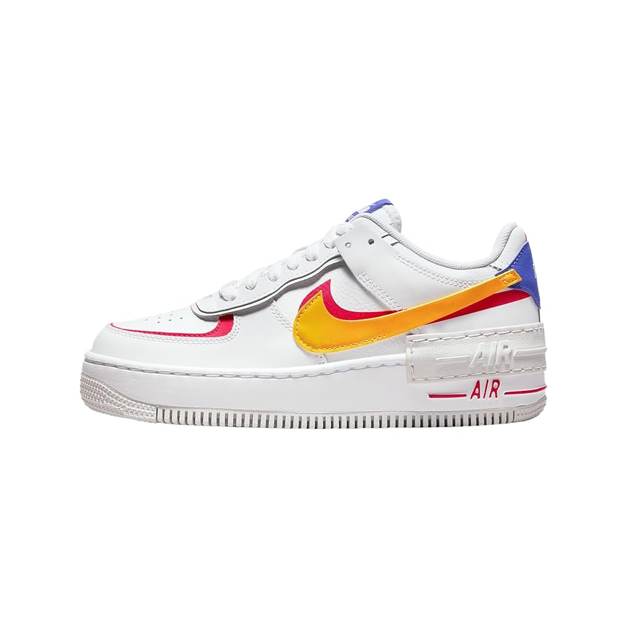 ナイキ AIR FORCE 1 SHADOW 26cm Amazon.com | Nike Air Force 1 Shadow White/Sundial-Siren Red