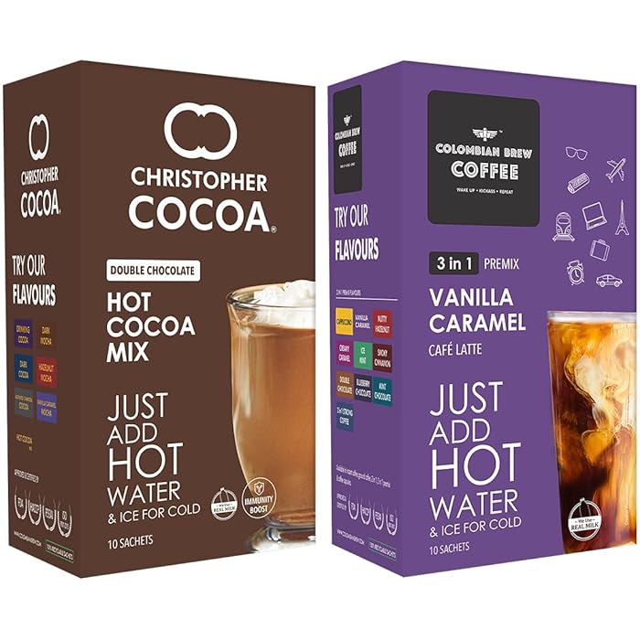 Buy Colombian Brew 3 in 1 Vanilla Caramel Café Latte, Instant Coffee