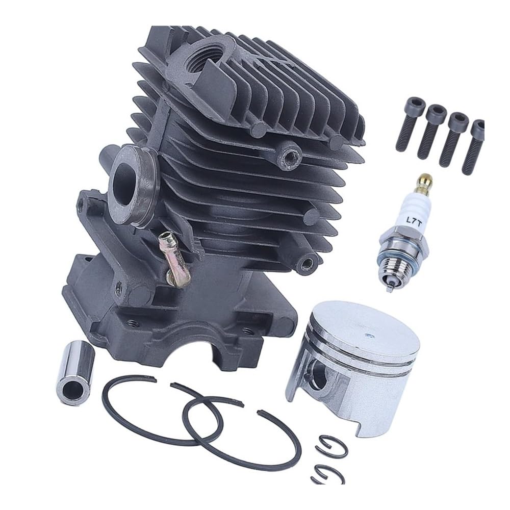 Oglozabp One Color 37Mm Piston Kit Fit For Ms192 Ms192t Ms192tc Ms192tc-E Ms192t-Z Chainsaw With Spark Plug Replace 11370201203 11370201201