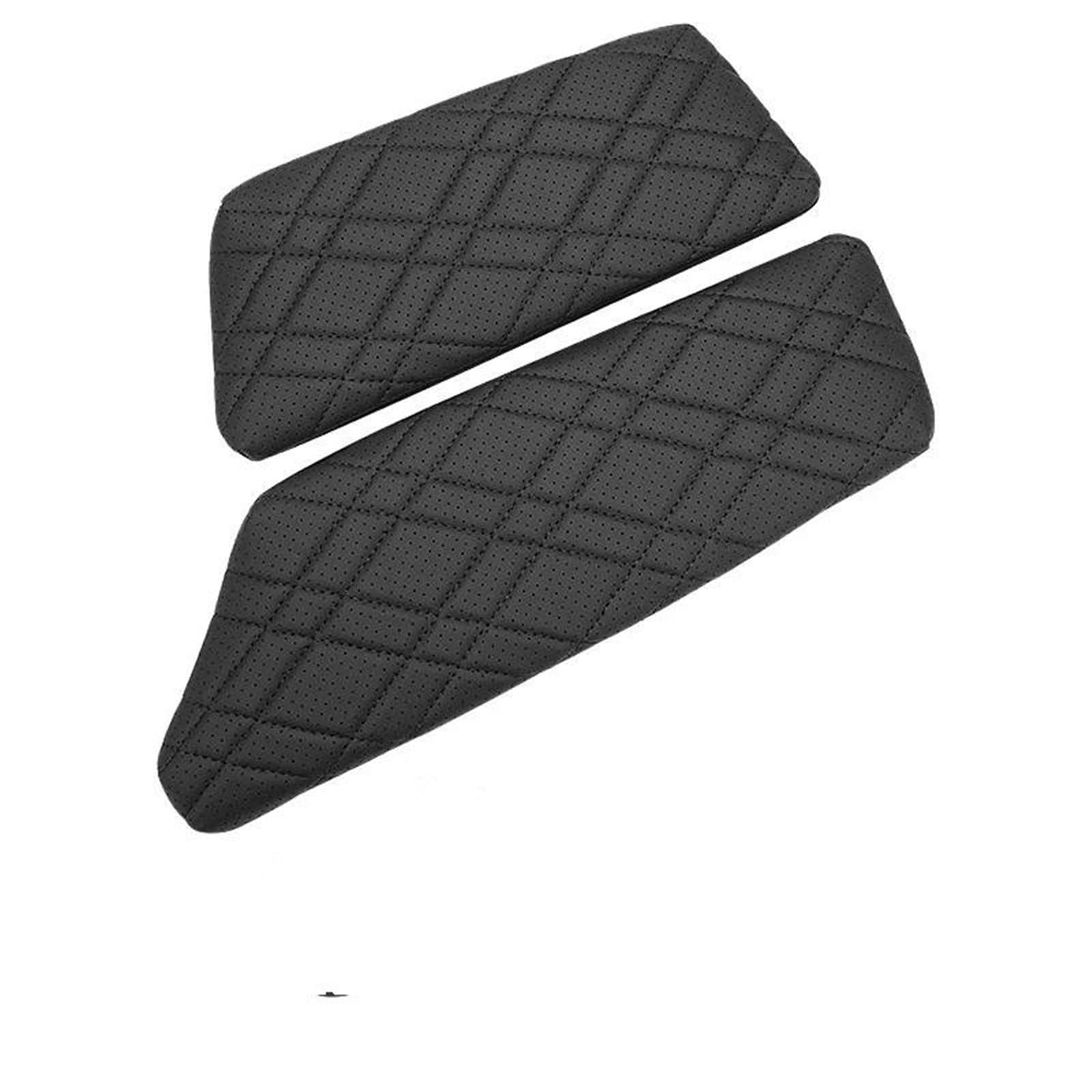 Mittelarmlehne 2 STÜCKE Auto Mittelarmlehne Box Konsole Abdeckung Auto Styling Zubehör Für BMW Series5 F10/F11/F18 2011-2017(Schwarz)