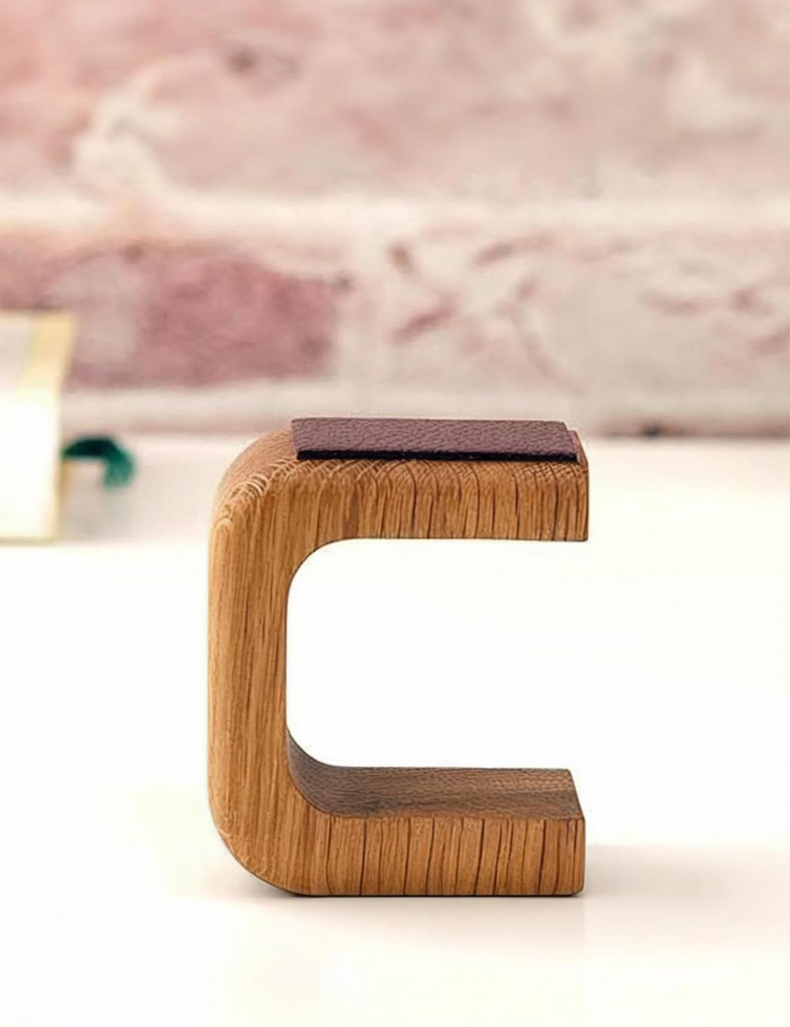 Uhrenständer, Uhrenhalter aus Holz, Uhrenaufbewahrung Uhren Halterung mit Leder Pad, Watch Stand Holder für Uhr Aufbewahrung & Display