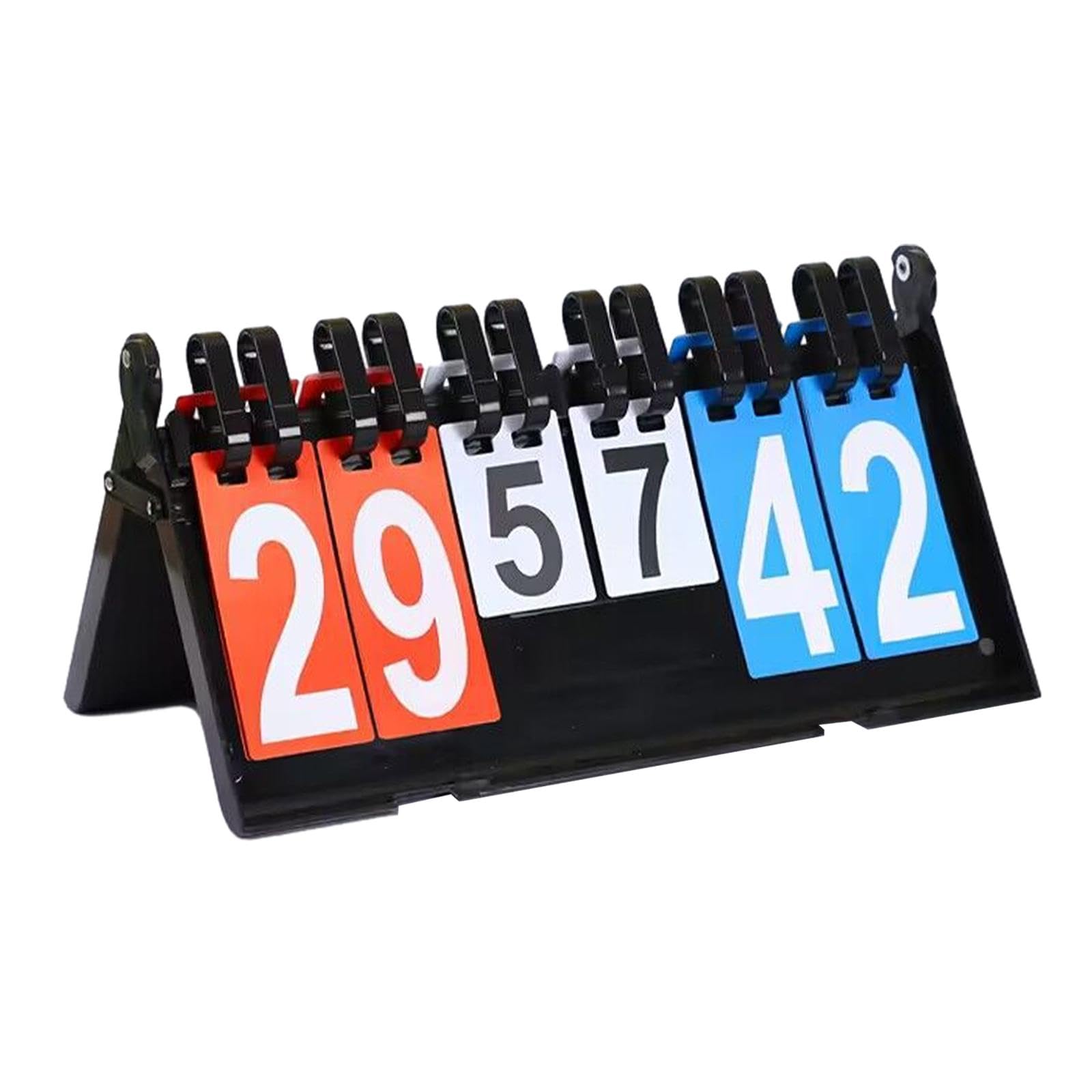 Score Card Flipper Compact Flip Score Board for Basketball Volleyball Soccer Style A|Portable Tabletop Scoreboard | Foldable PVC Sports Score Keeper with Large Flip Numbers | Indoor & Outdoor-image-31