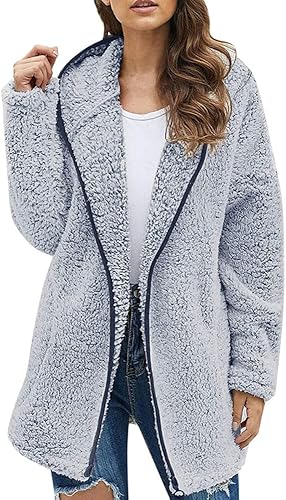 Vista 7 de Ropa de otoño para mujer, con solapa frontal abierta, para salir de noche