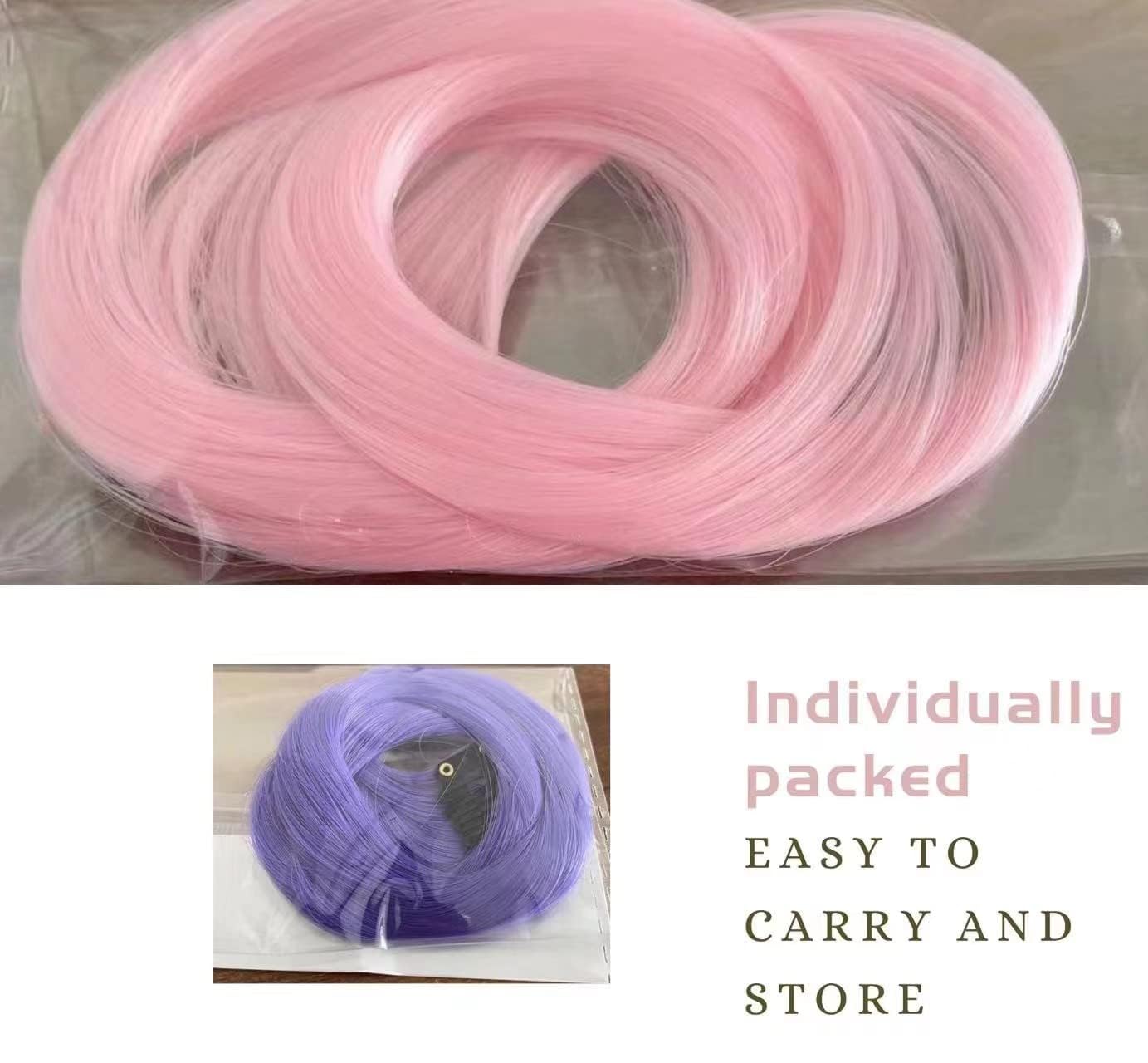 Amazon.com : REDMENCO Colored Clip in Hair Extensions 12  display picture 3