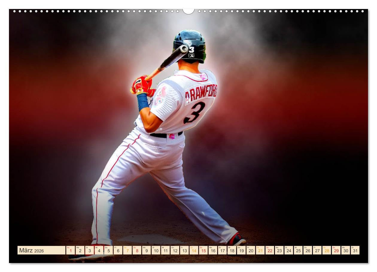 Baseball - Fight (hochwertiger Premium Wandkalender 2026 DIN A2 quer), Kunstdruck in Hochglanz: Baseball, Teamsport der Extra-Klasse - beeindruckende ... spektakulären Sportart. (CALVENDO Sport)
