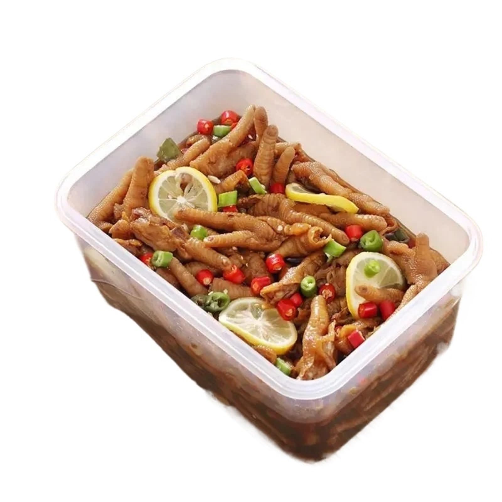 Bento Lunch Boite Boîte de Rangement rectangulaire scellée avec Couvercle Boîte à Lunch en Plastique avec Couvercle(Four-Piece Set)